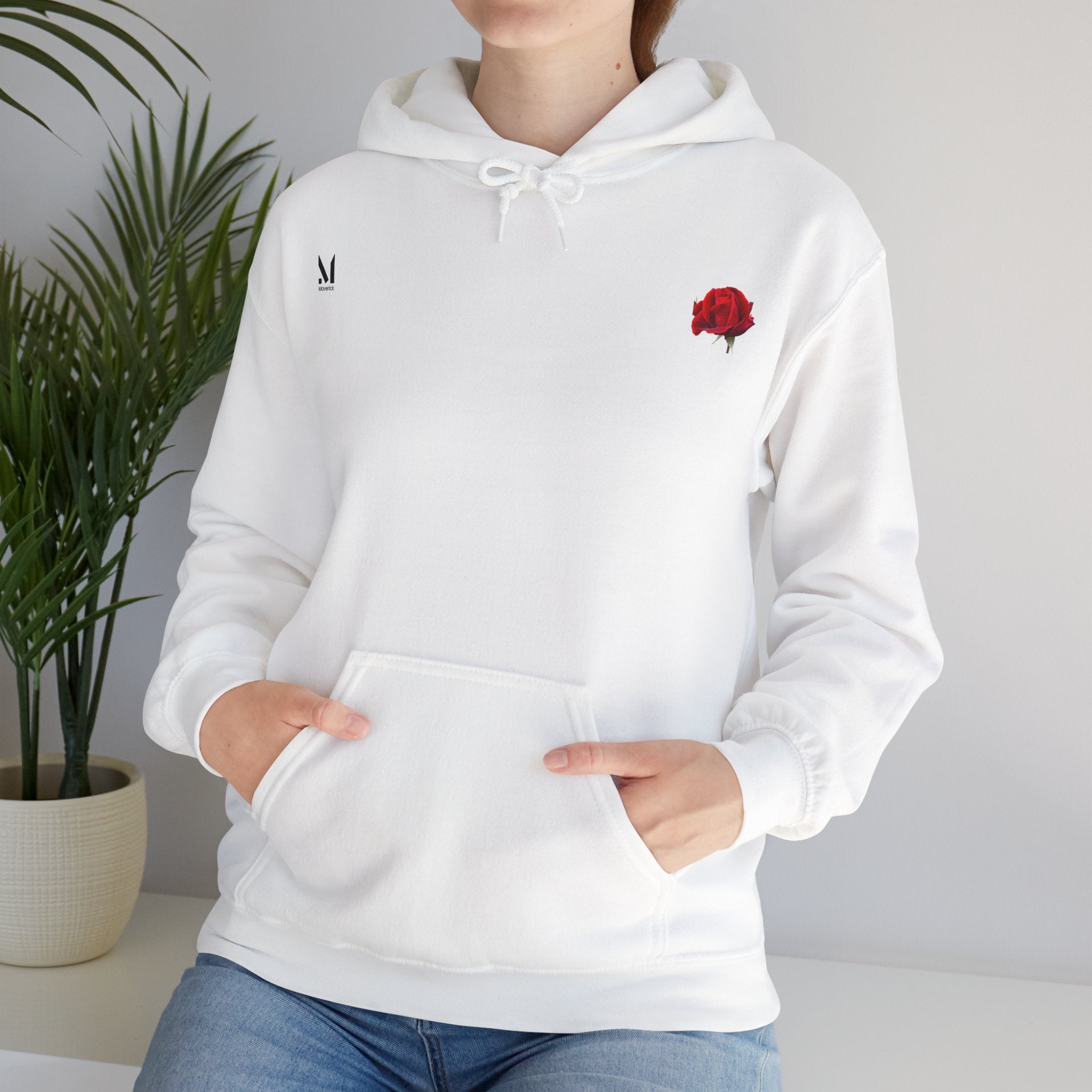 Maverick Simple Rose Hoodie Hot Maverick Merchandise