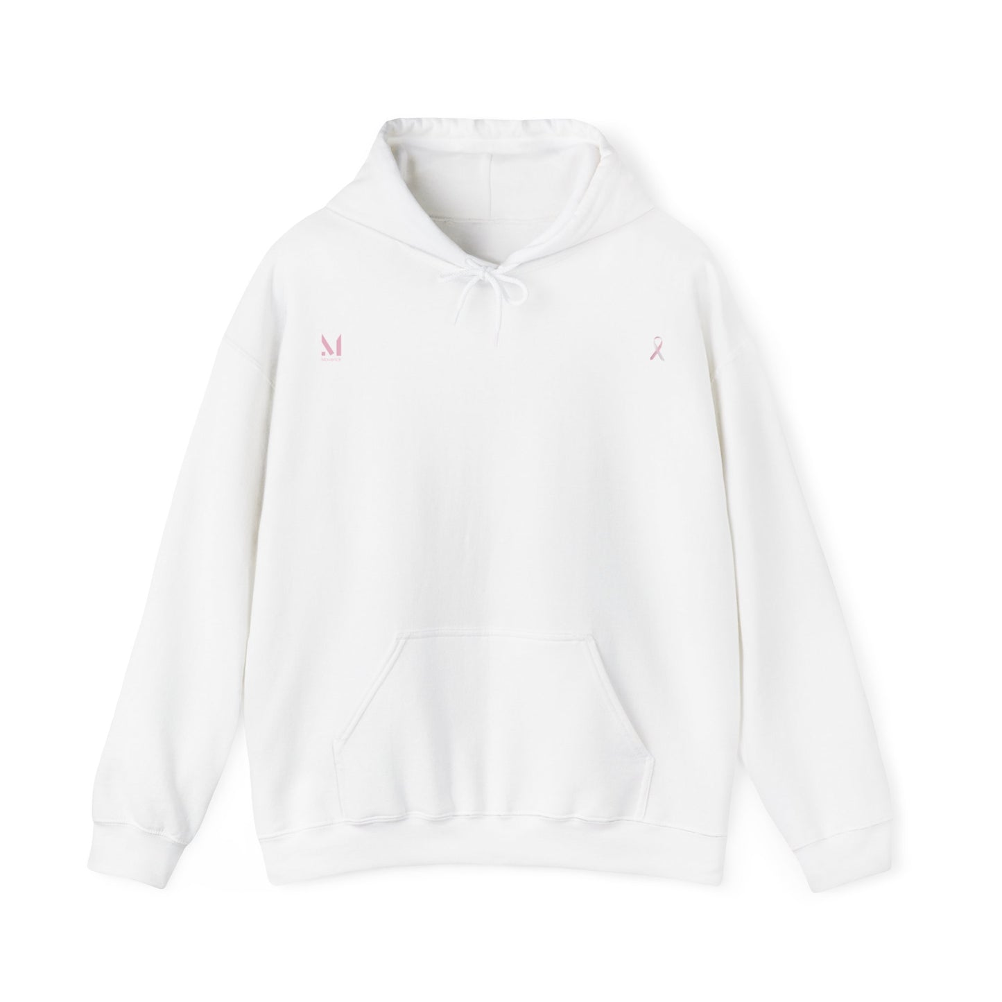 Maverick Breast Cancer Awareness Hoodie White - Light Pink