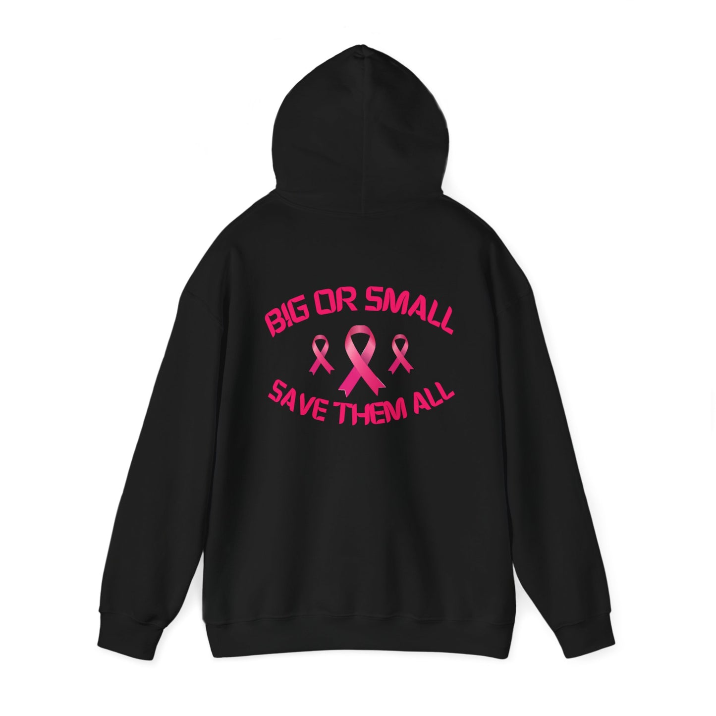 Maverick Breast Cancer Awareness Hoodie Black - Dark Pink