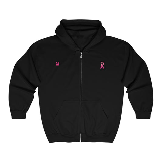 Maverick Breast Cancer Zip-Up - Dark Pink