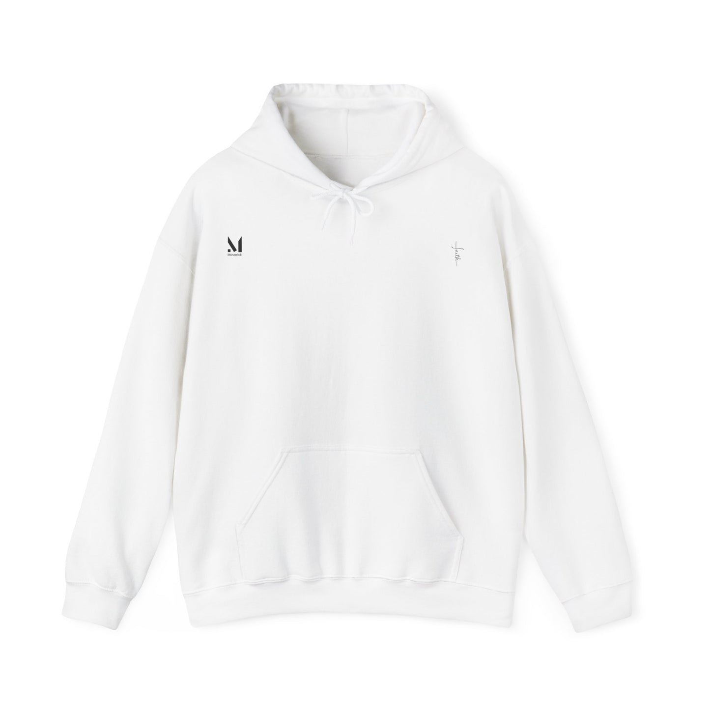 Maverick Faith Over Fear Hoodie White