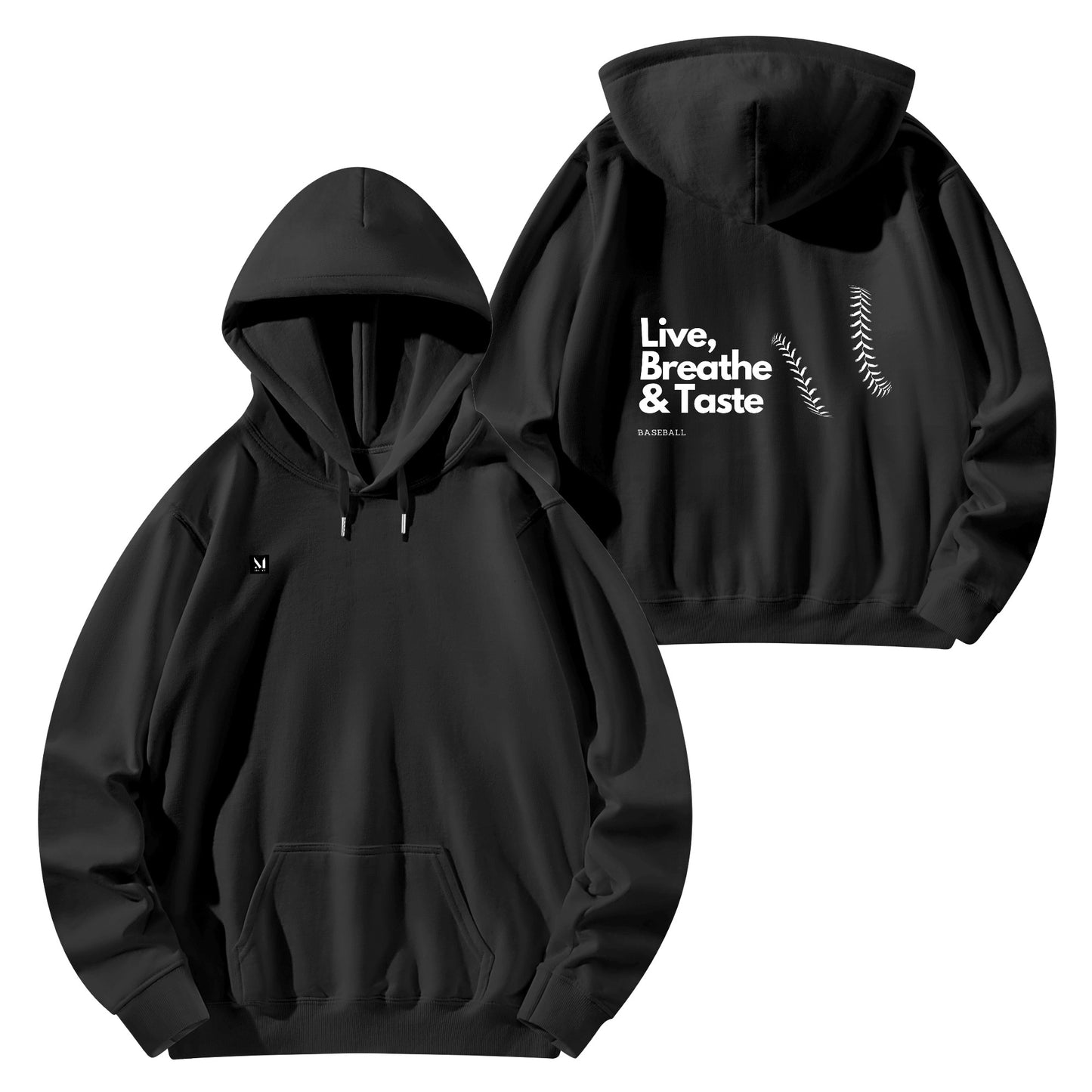 Maverick Live Breathe Taste Baseball Hoodie