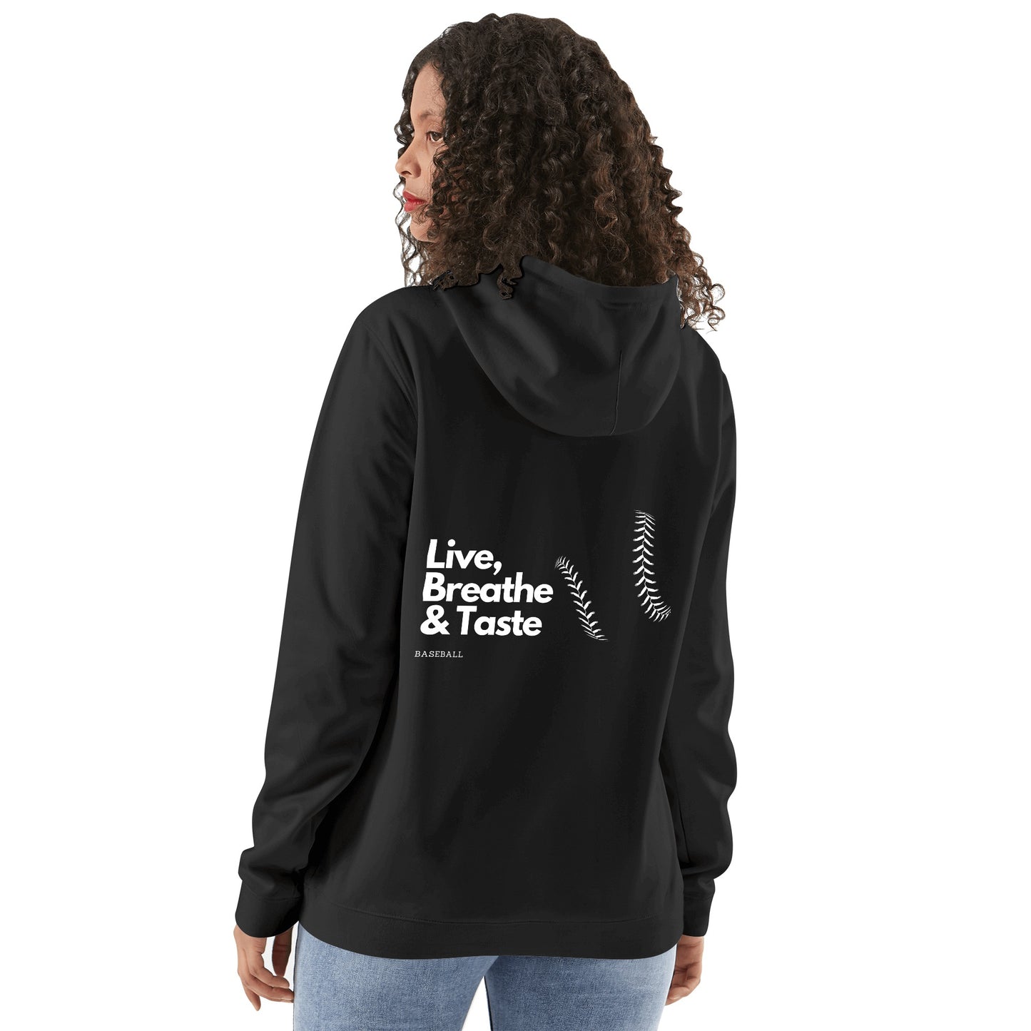 Maverick Live Breathe Taste Baseball Hoodie