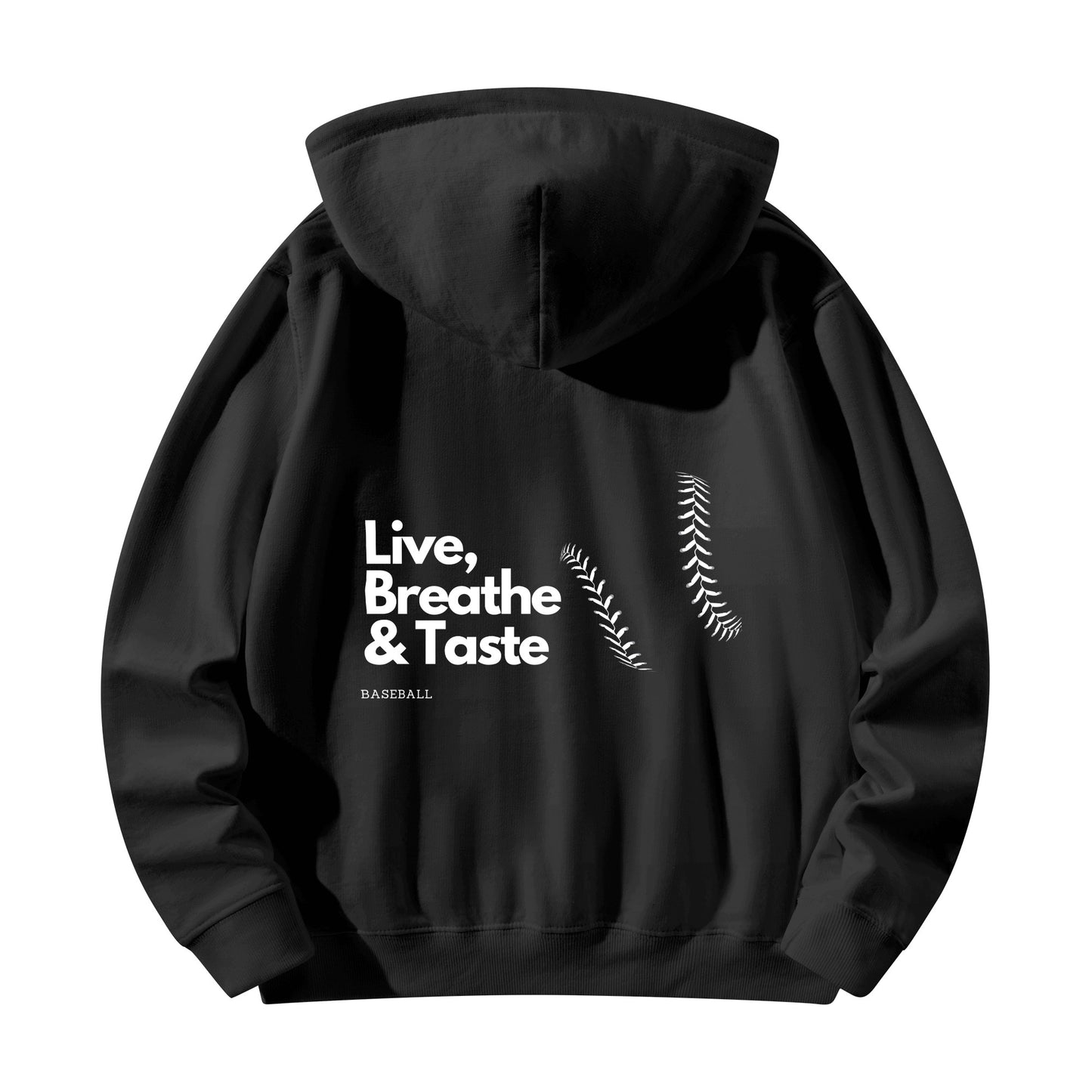 Maverick Live Breathe Taste Baseball Hoodie