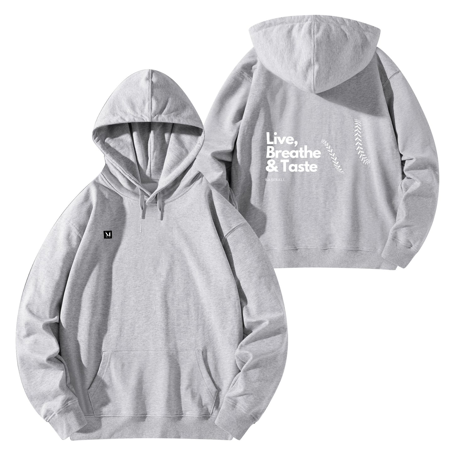 Maverick Live Breathe Taste Baseball Hoodie