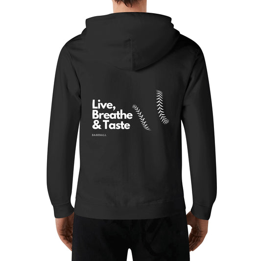 Maverick Live Breathe Taste Baseball Hoodie