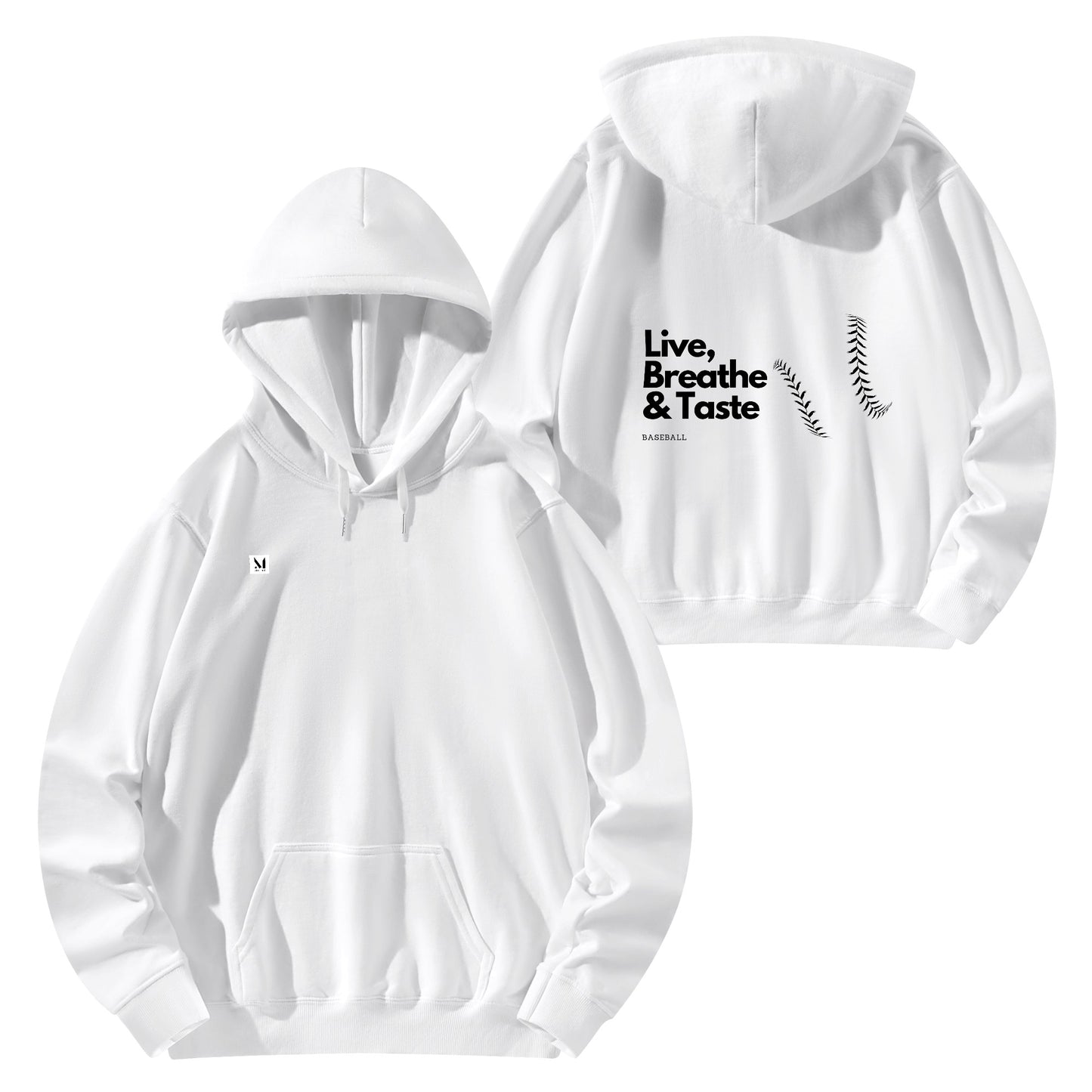 Maverick Live Breathe Taste Baseball Hoodie