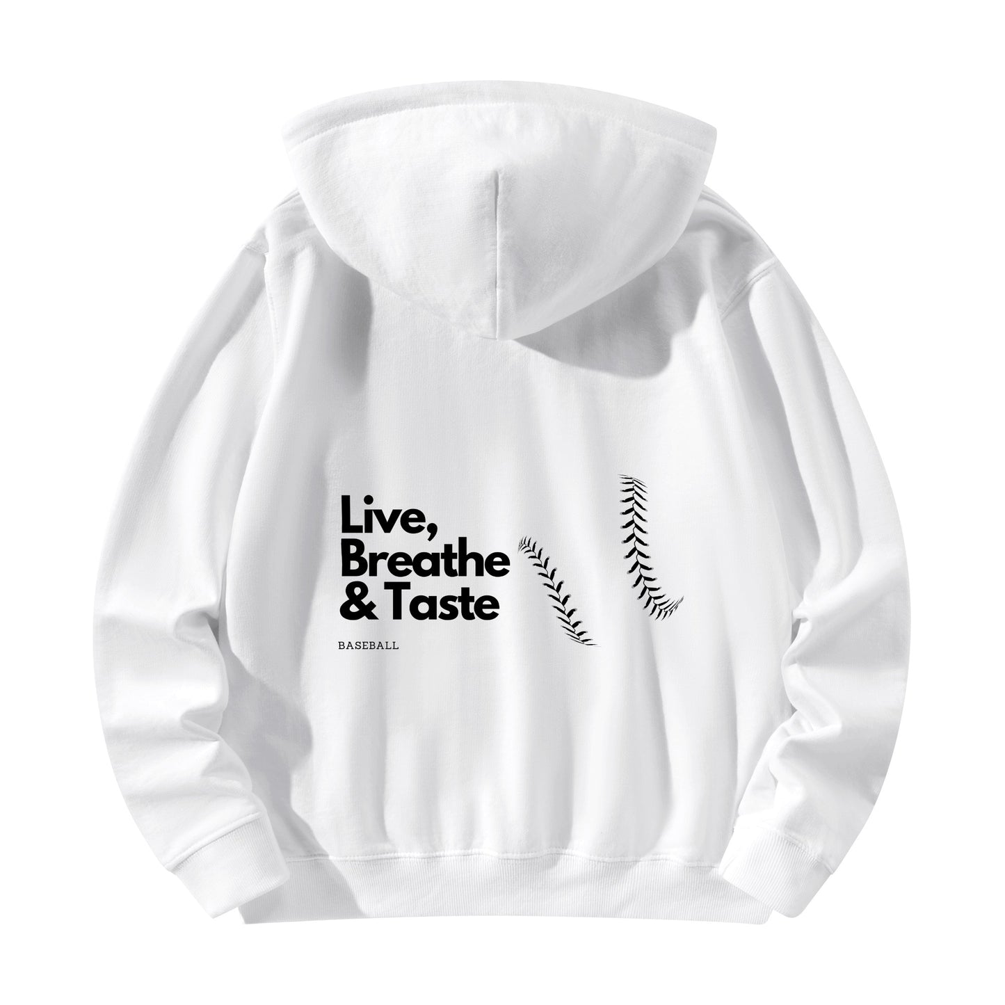 Maverick Live Breathe Taste Baseball Hoodie