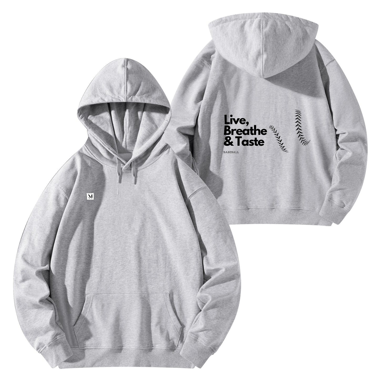 Maverick Live Breathe Taste Baseball Hoodie