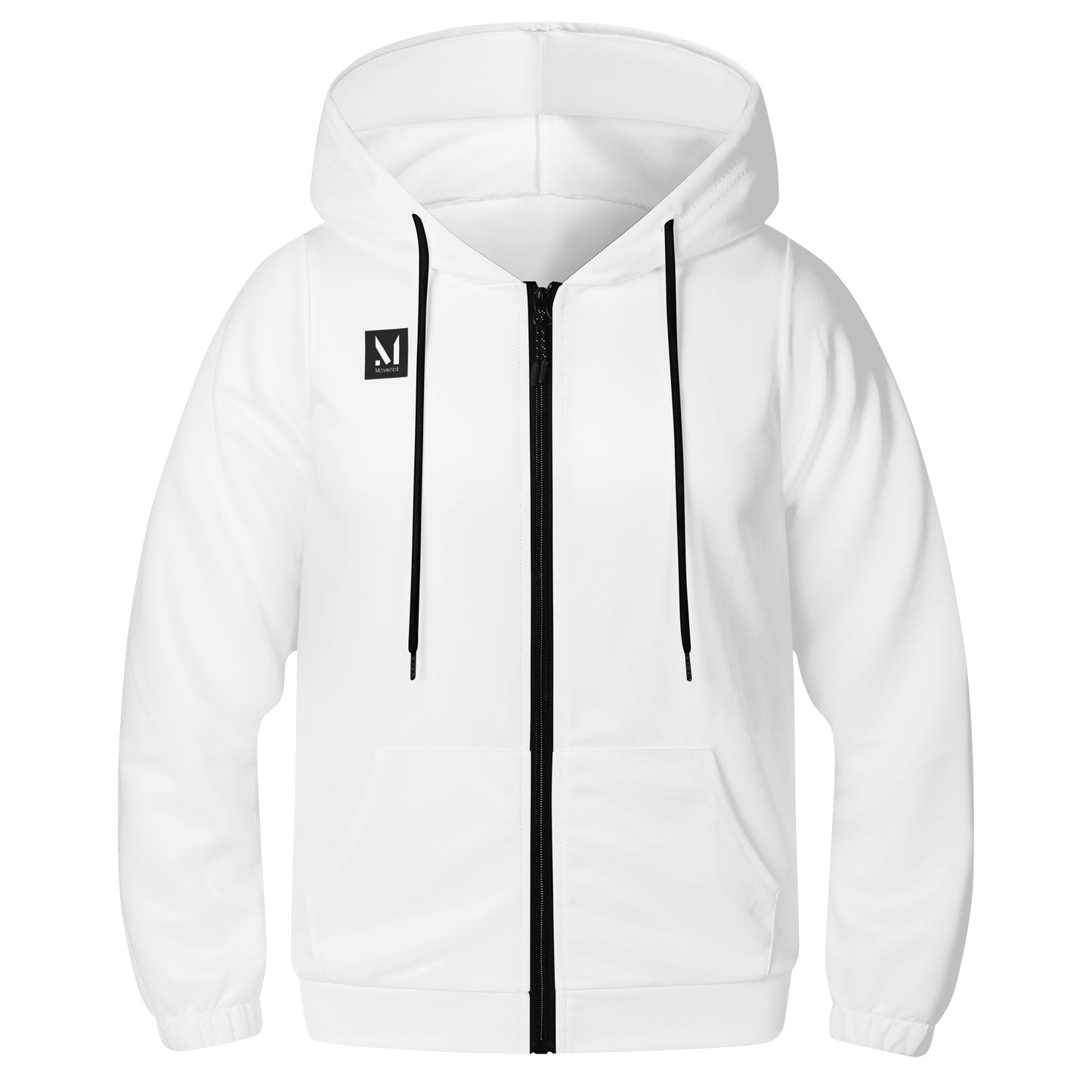 Maverick Youth Zip-up Live Breathe Taste Baseball Hoodie- Black