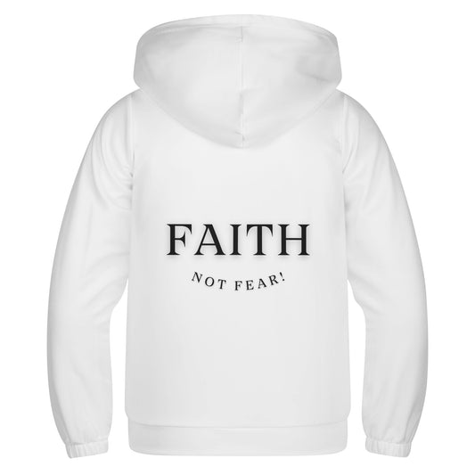 Maverick Youth Faith Not Fear Hoodie - White