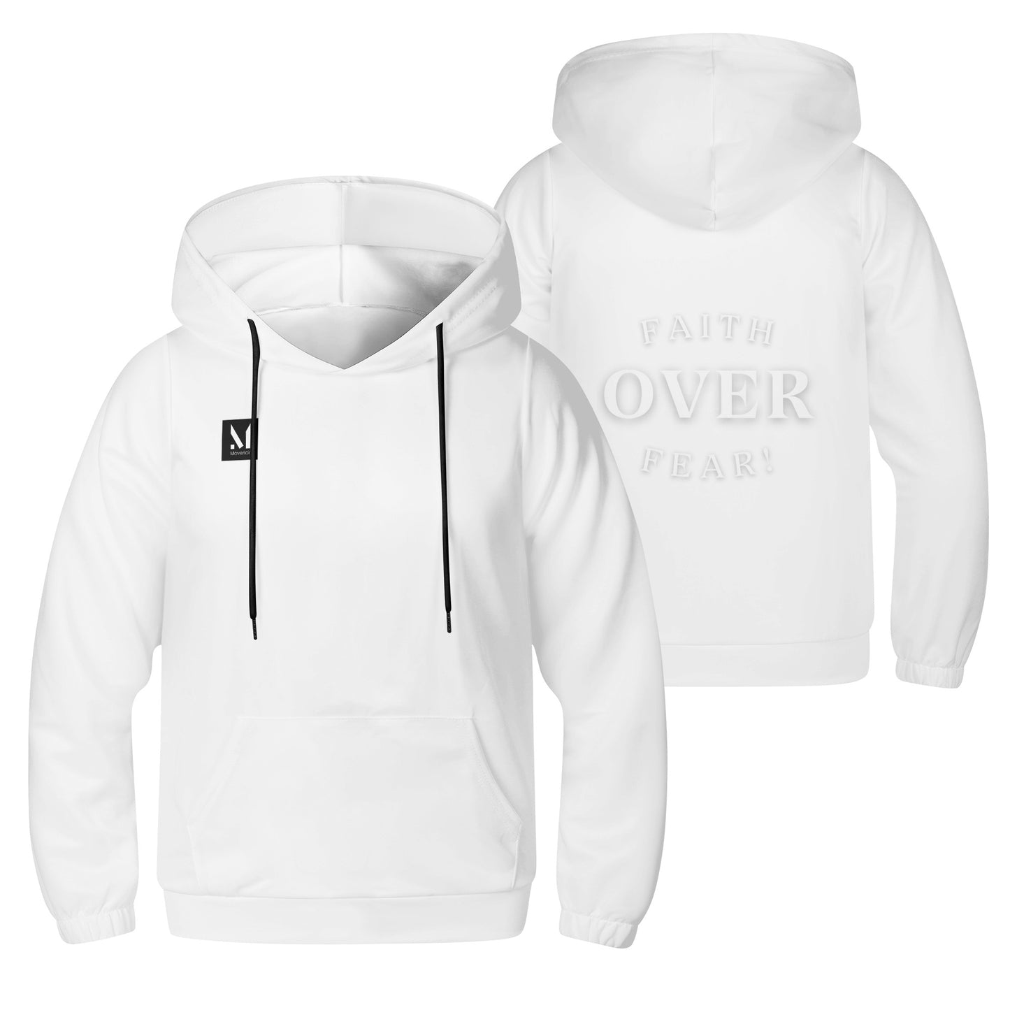 Maverick Youth Faith Over Fear Hoodie- Black