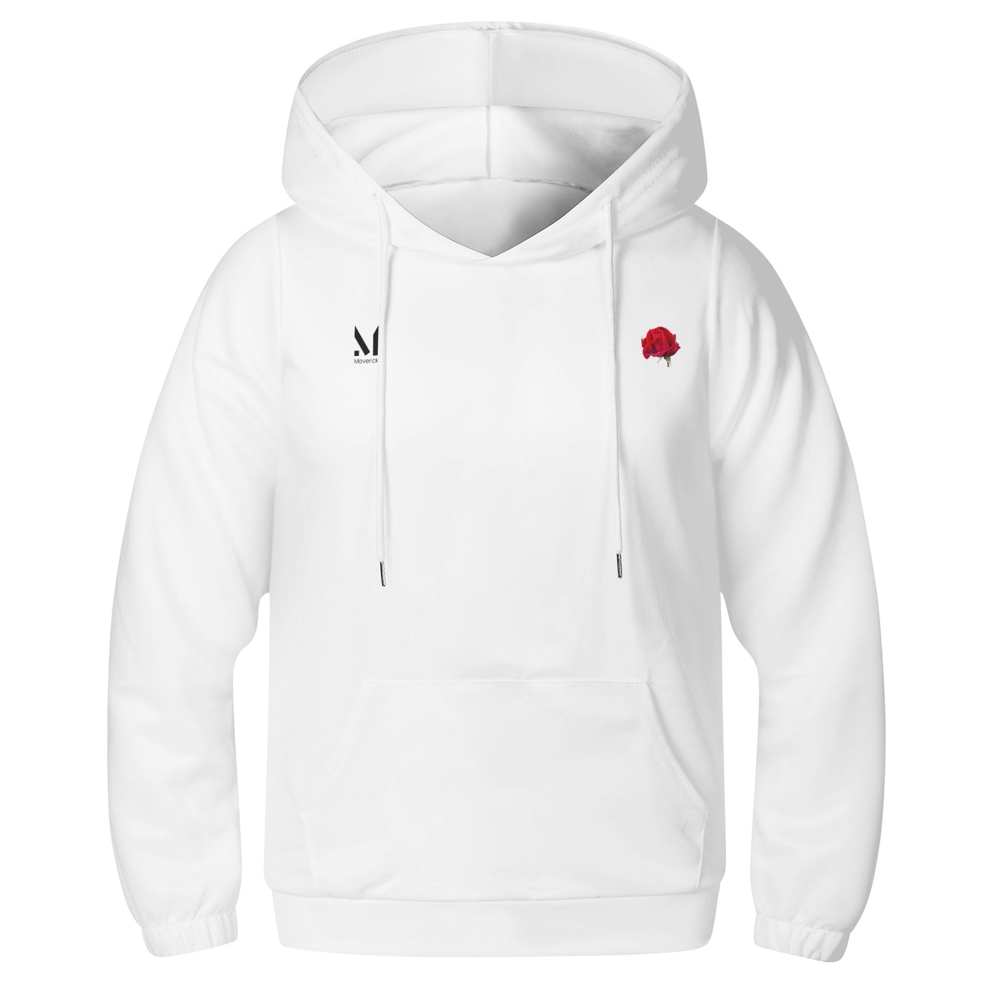 Maverick Youth Rose Hoodie - White