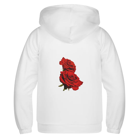 Maverick Youth Rose Hoodie - White