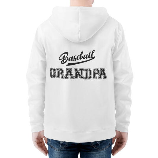 Maverick Baseball Grandpa Zip-up Hoodie