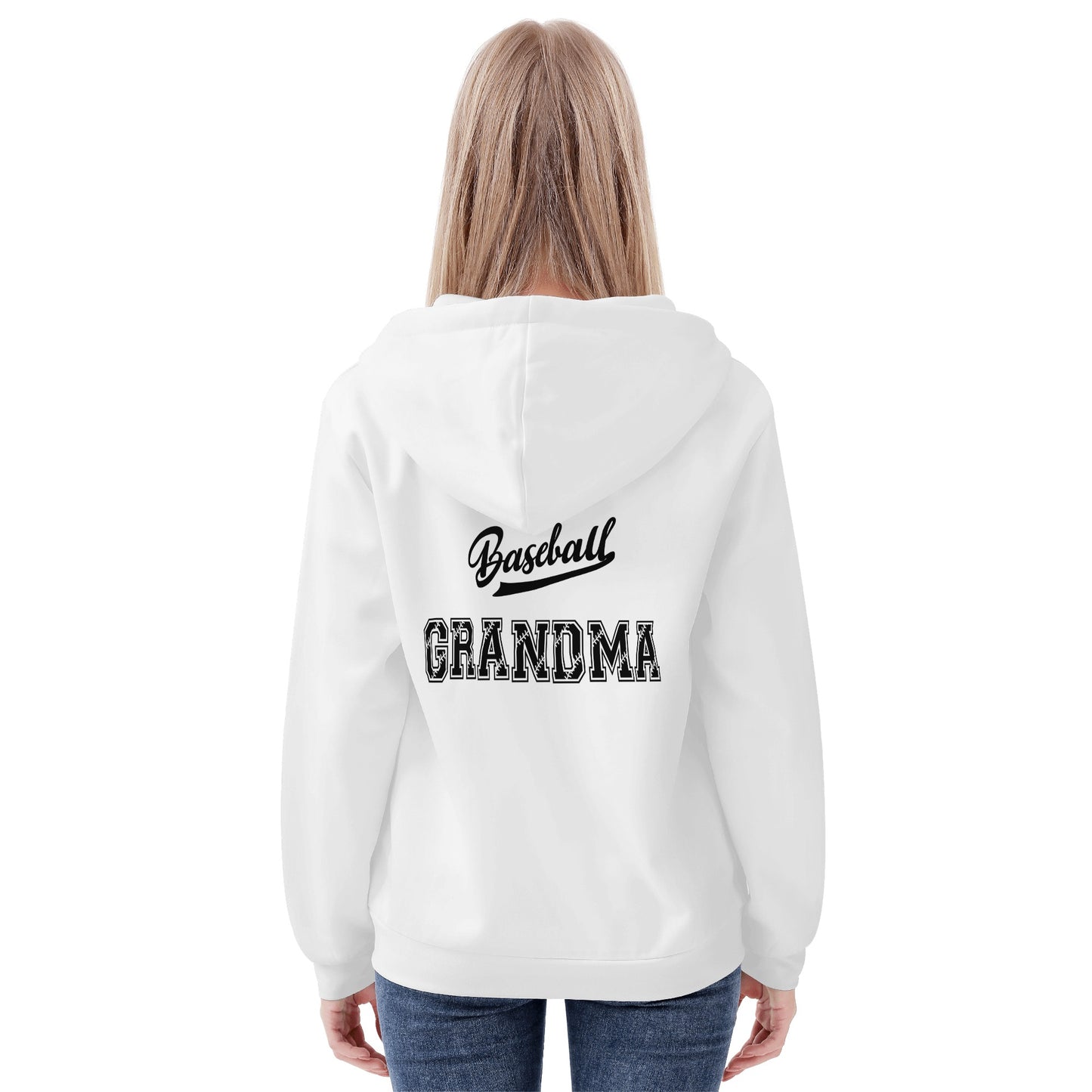 Maverick Baseball Grandma Zip-up Hoodie