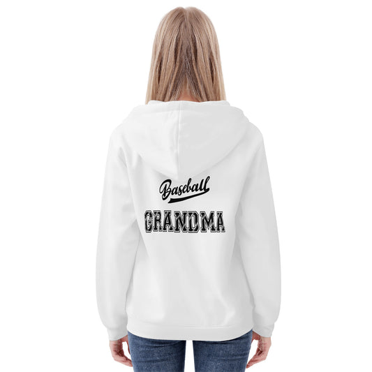 Maverick Baseball Grandma Zip-up Hoodie