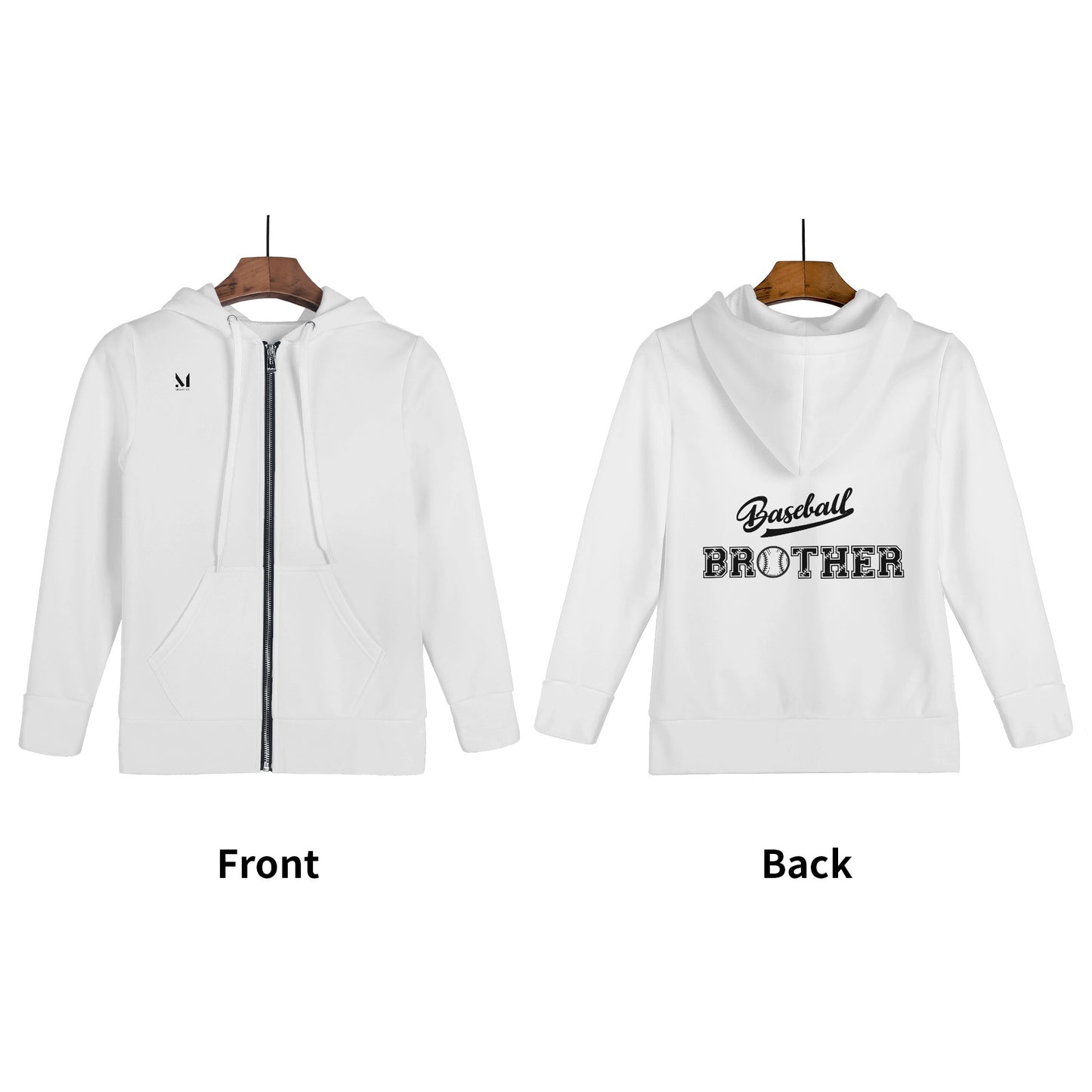 Maverick Youth Baseball Brother Zip-up Hoodie