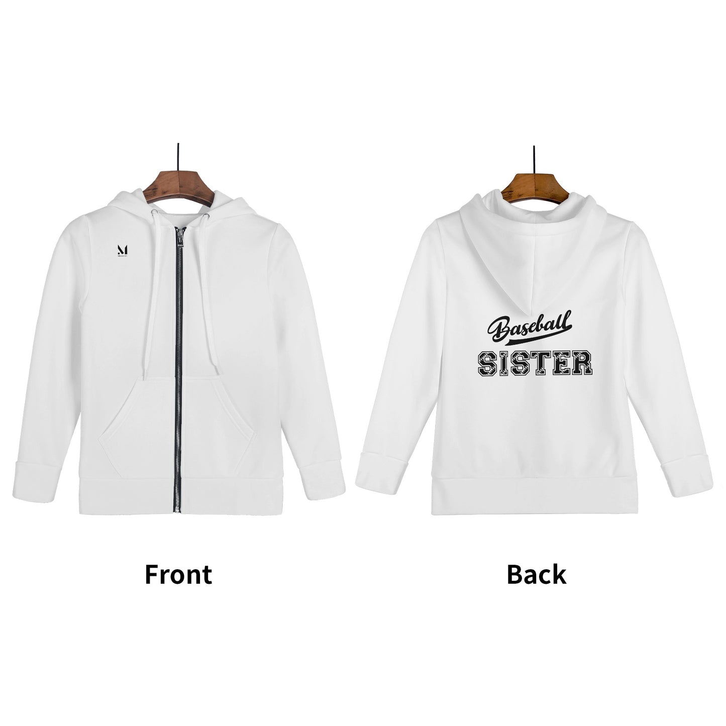 Maverick Youth Baseball Sister Zip-up Hoodie