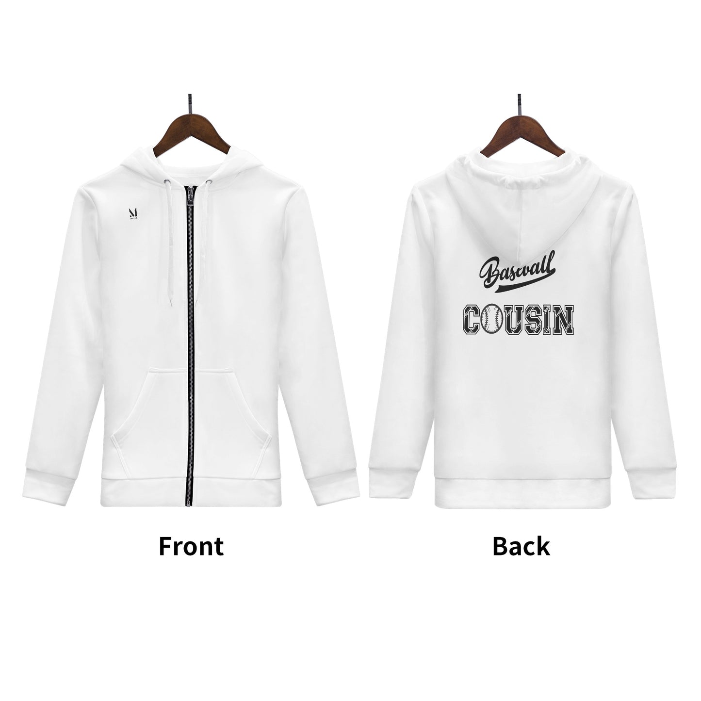 Maverick Baseball Cousin Zip-up Hoodie