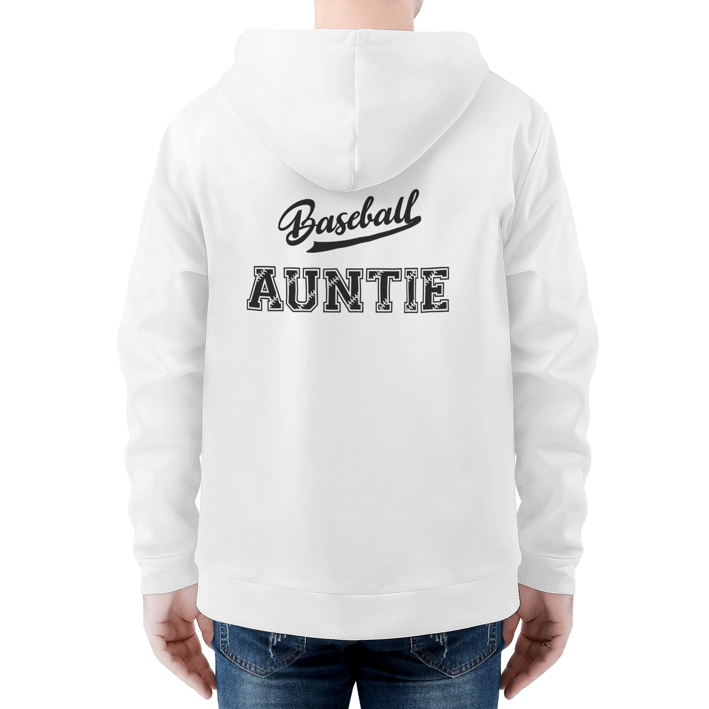 Maverick Baseball Auntie Zip-up Hoodie