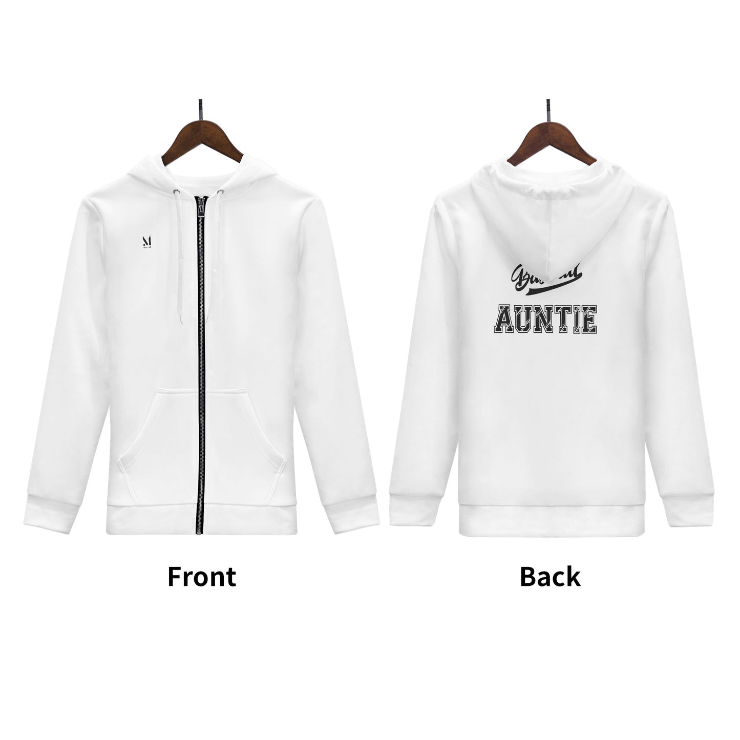 Maverick Baseball Auntie Zip-up Hoodie