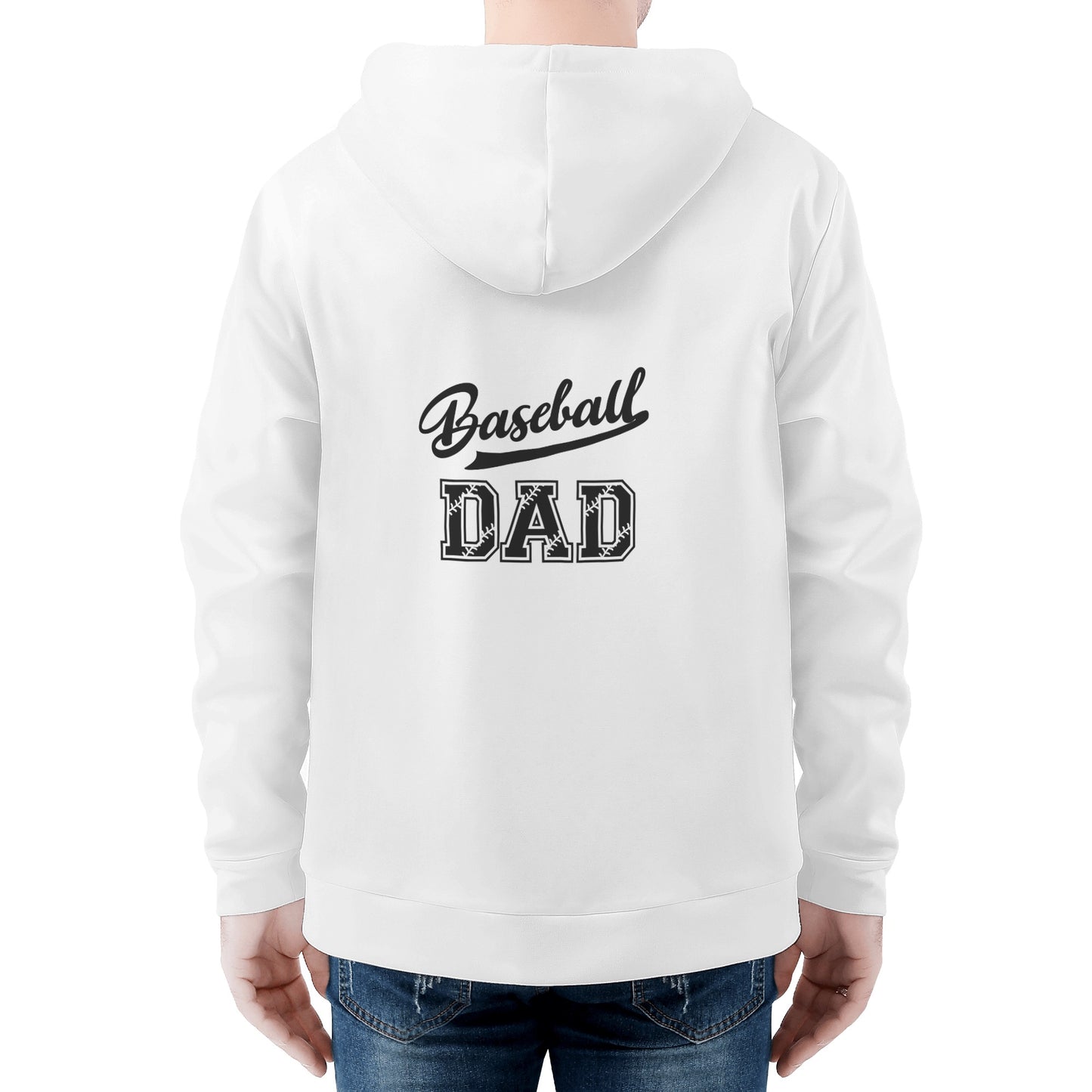 Maverick Baseball Dad Zip-up Hoodie