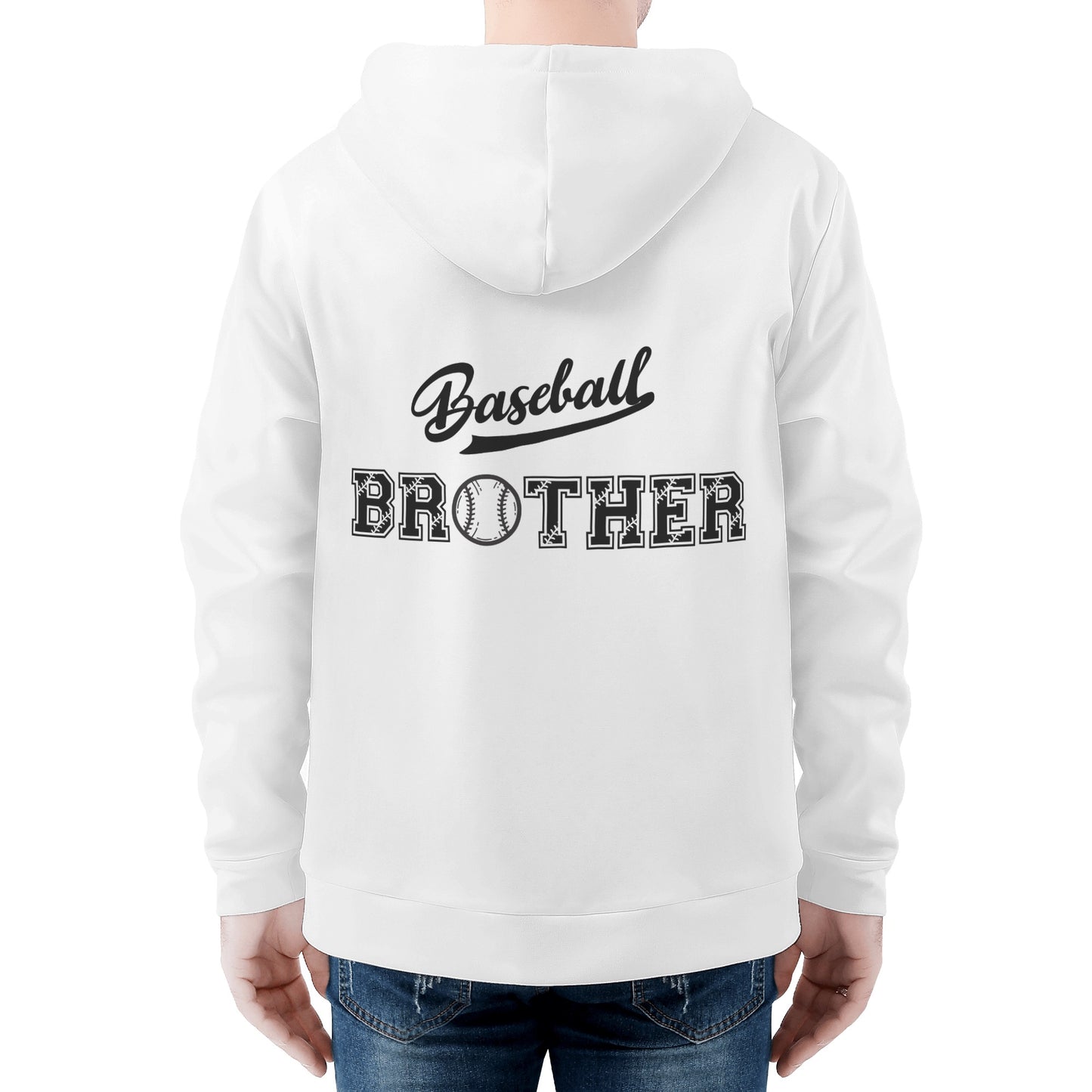 Maverick Baseball Brother Zip-up Hoodie