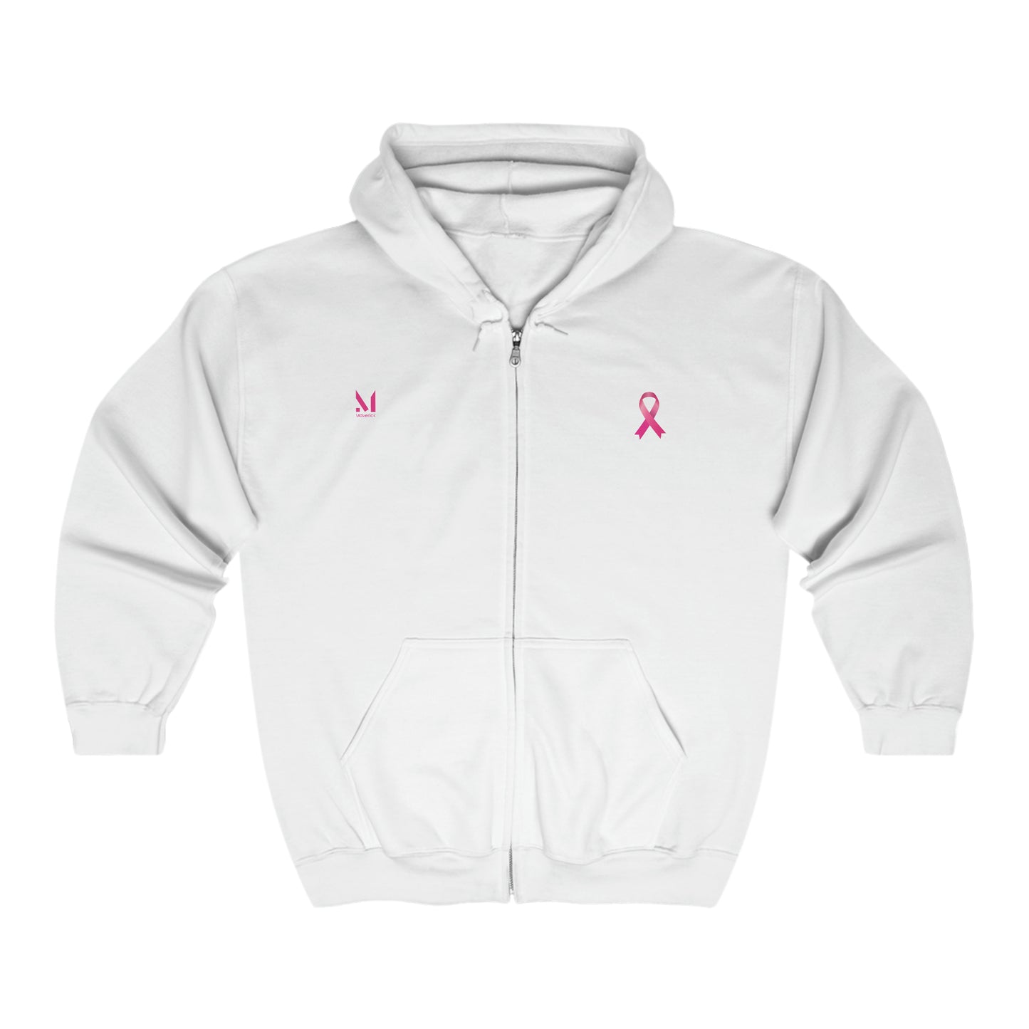 Maverick Breast Cancer Zip-Up - Dark Pink