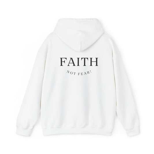 Maverick Faith Not Fear Hoodie White