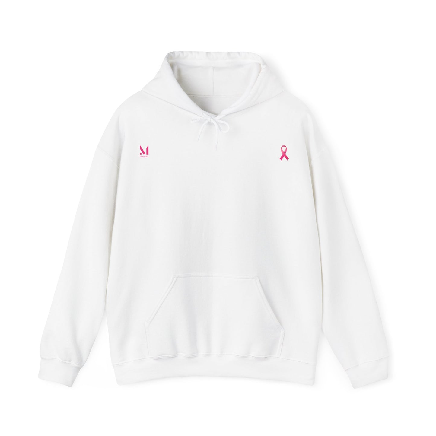 Maverick Breast Cancer Awareness White - Dark Pink