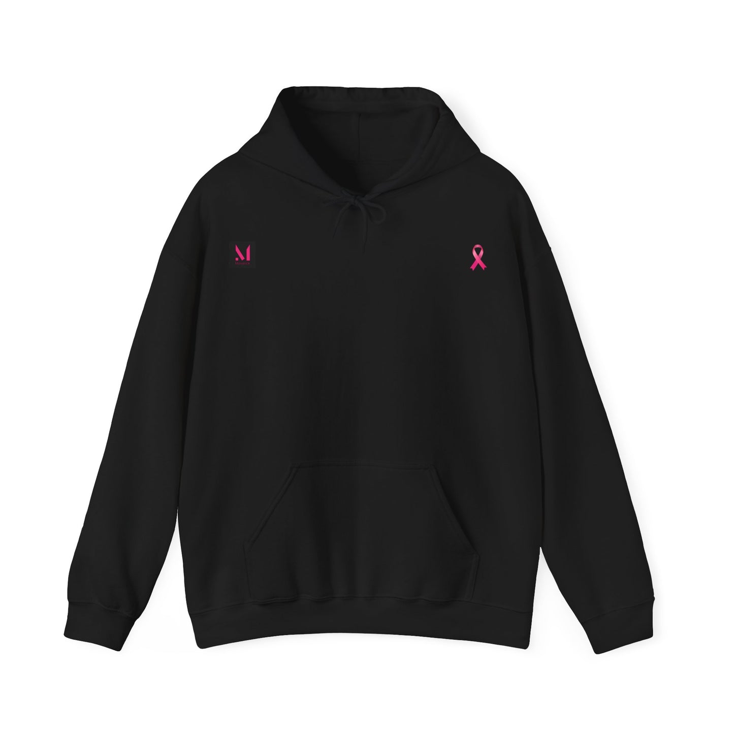 Maverick Breast Cancer Awareness Hoodie Black - Dark Pink