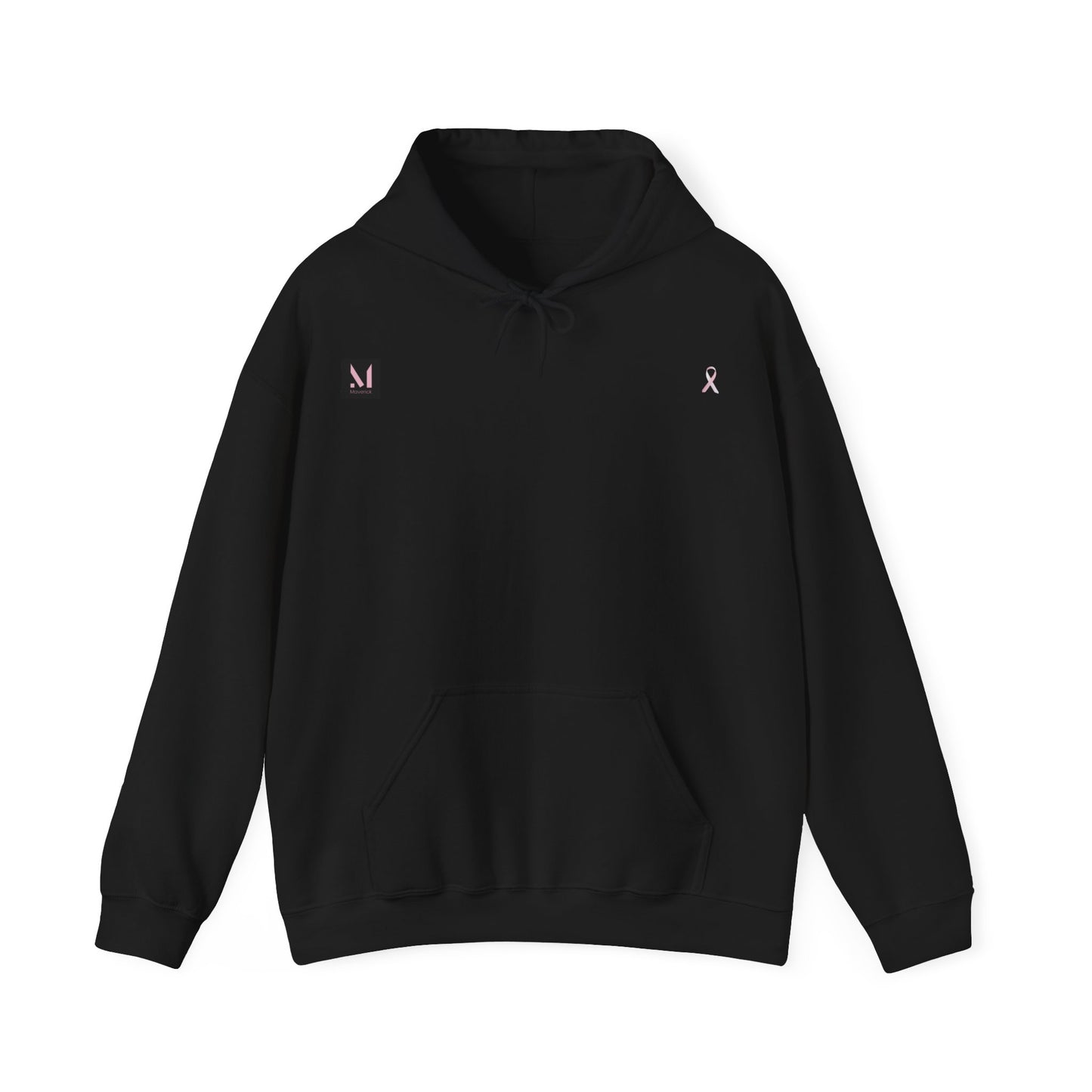 Maverick Breast Cancer Awareness Hoodie Black - Light Pink