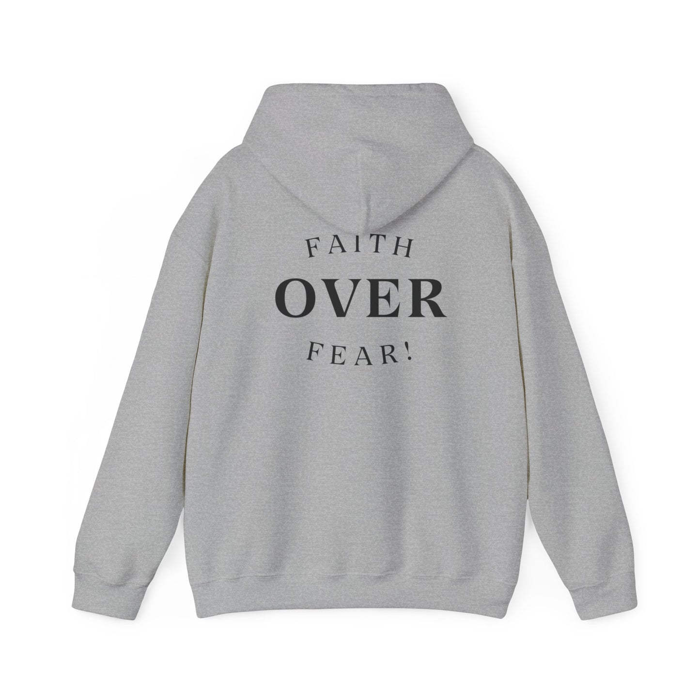 Maverick Faith Over Fear Hoodie Grey