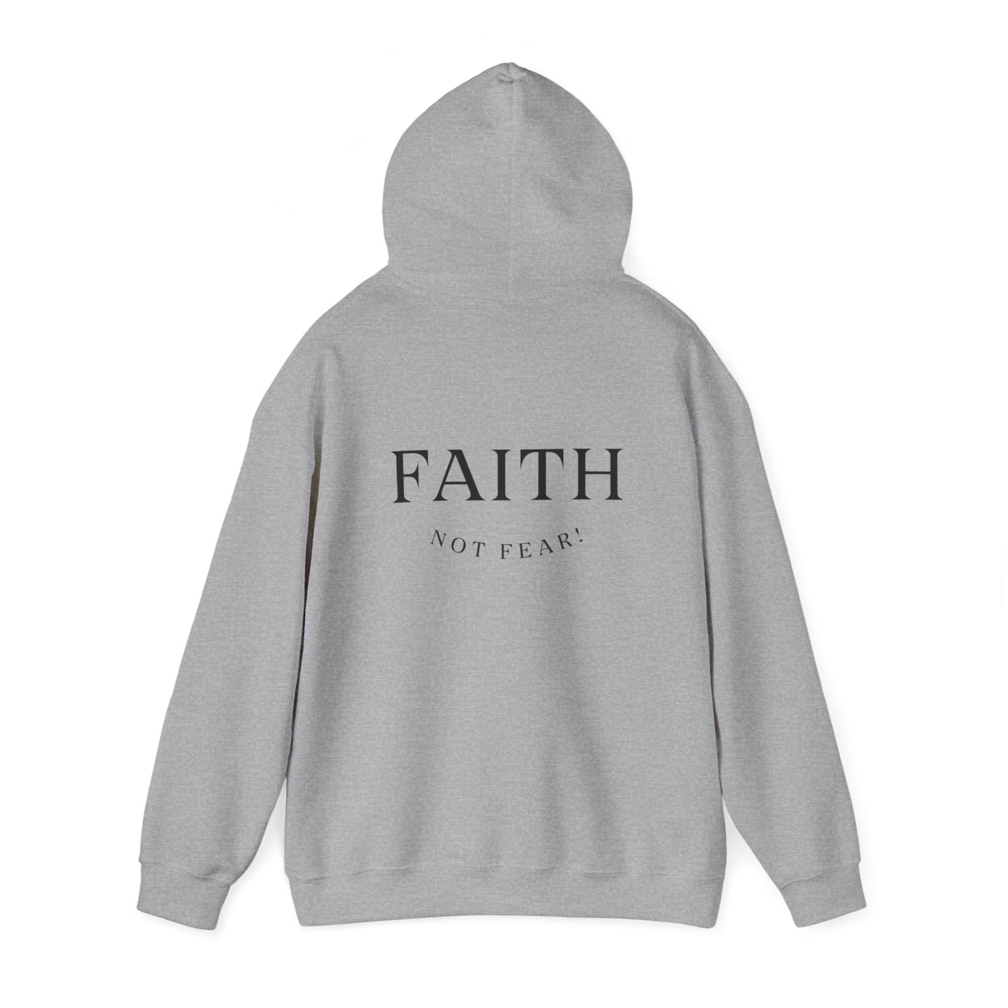 Maverick Faith Not Fear Hoodie Grey