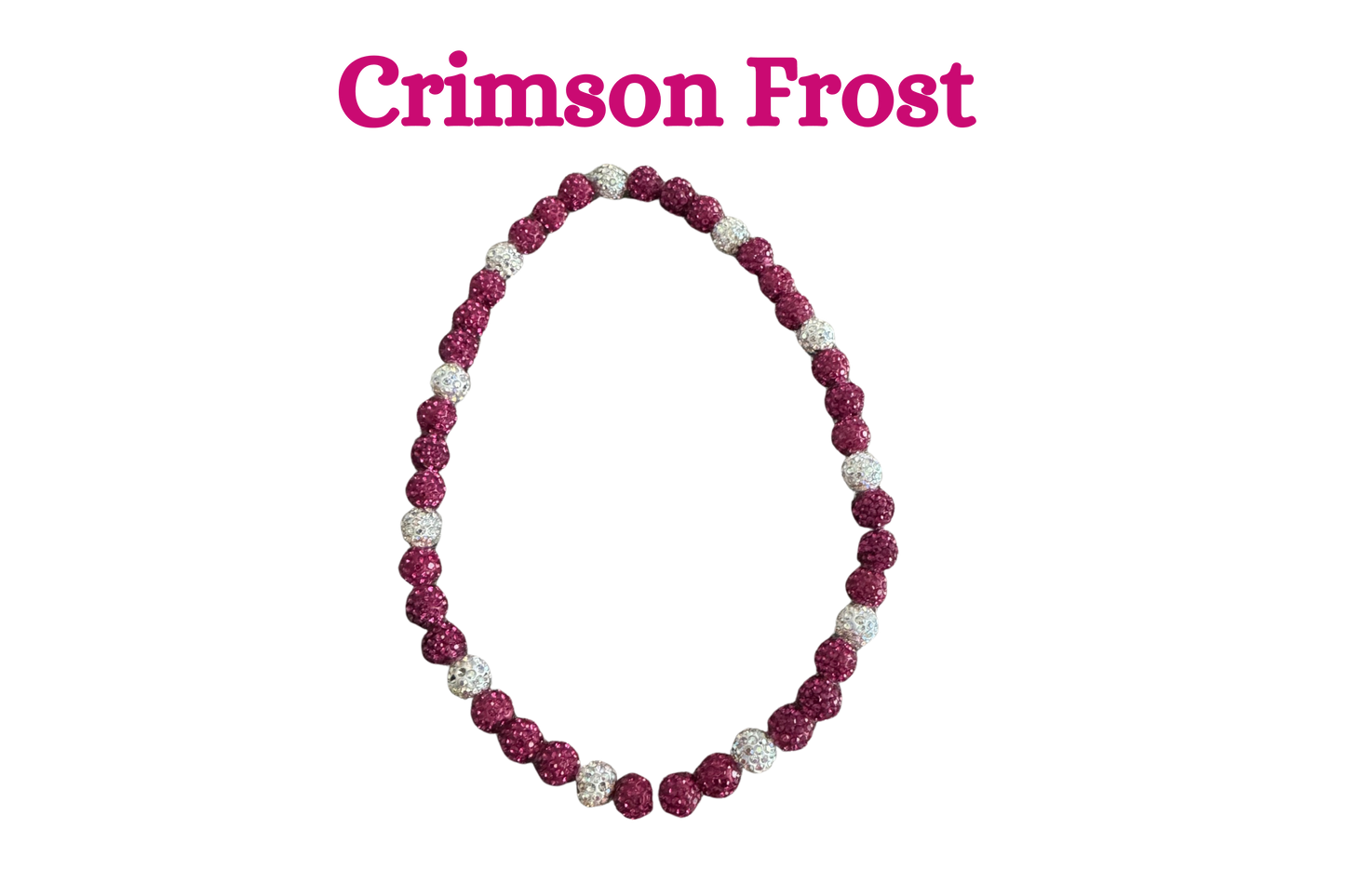 Crimson Frost Necklace