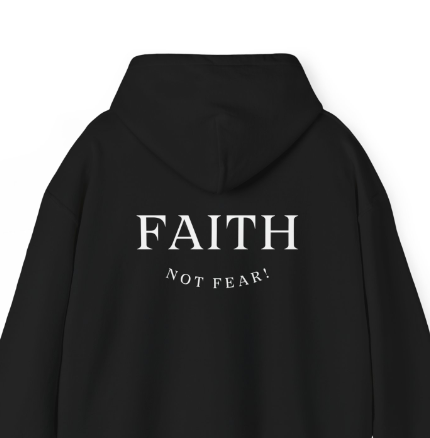 Maverick Youth Faith Not Fear Hoodie - Black