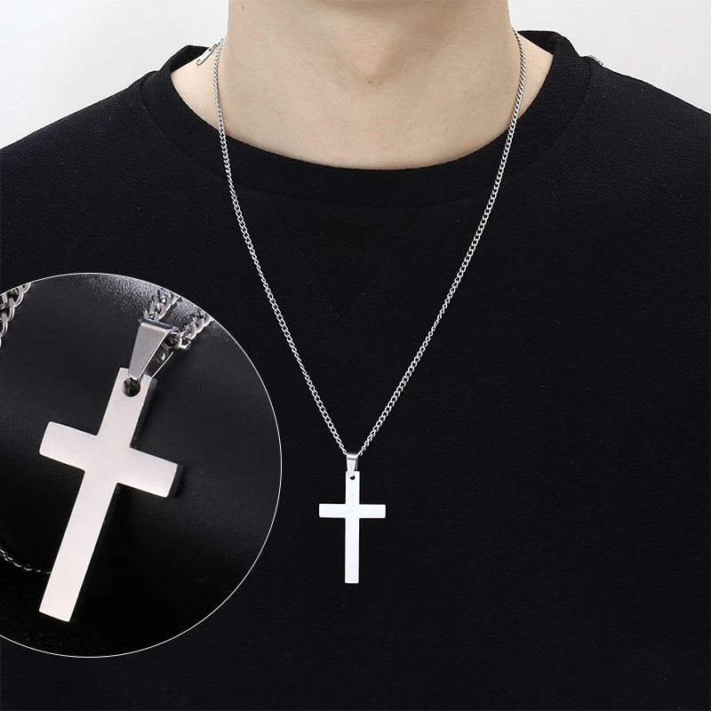 Stainless Steel Cross Necklace