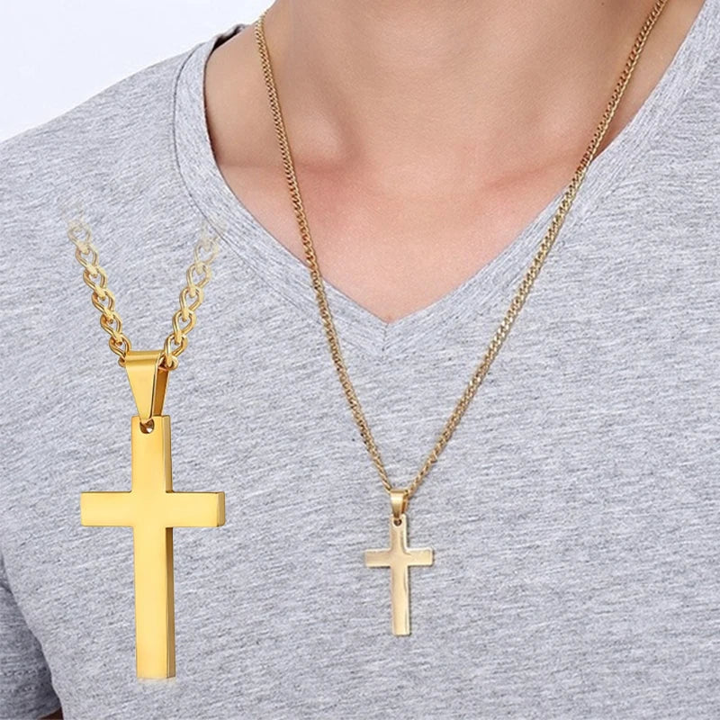 Stainless Steel Cross Necklace