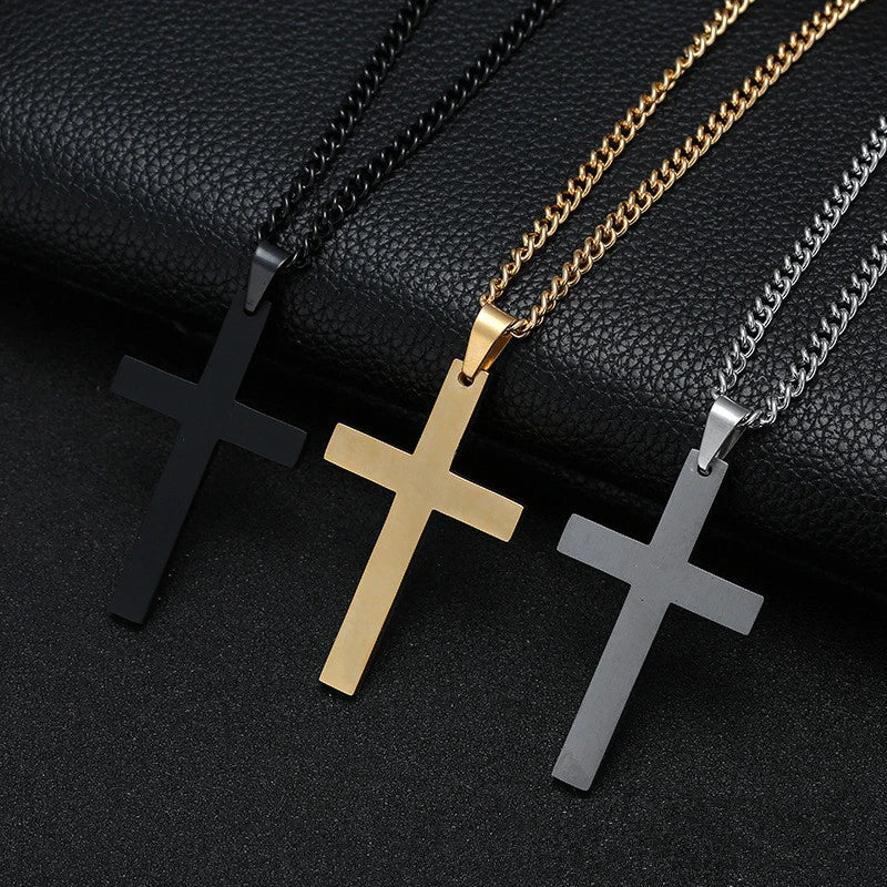 Stainless Steel Cross Necklace