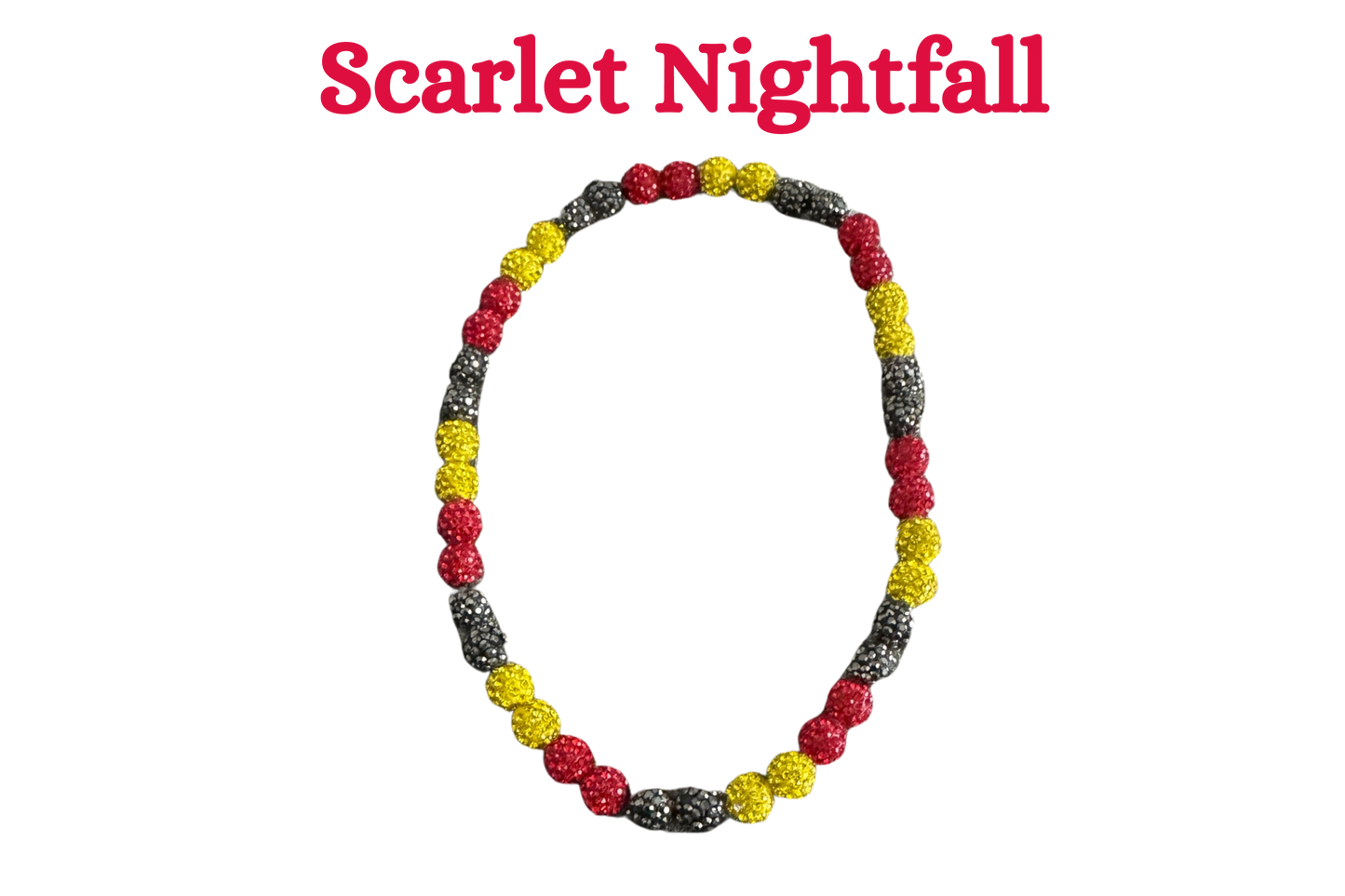 Scarlet Nightfall Necklace