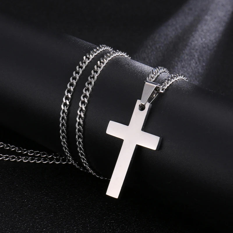 Stainless Steel Cross Necklace