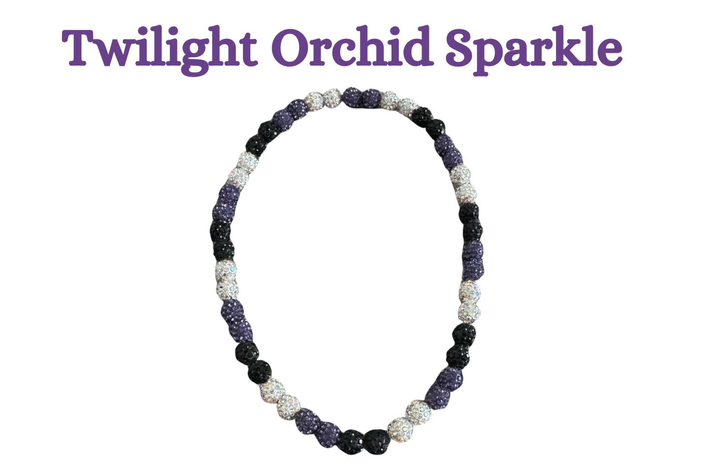 Twilight Orchid Sparkle Necklace